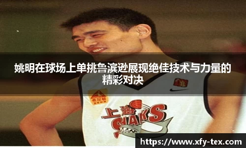 姚明在球场上单挑鲁滨逊展现绝佳技术与力量的精彩对决